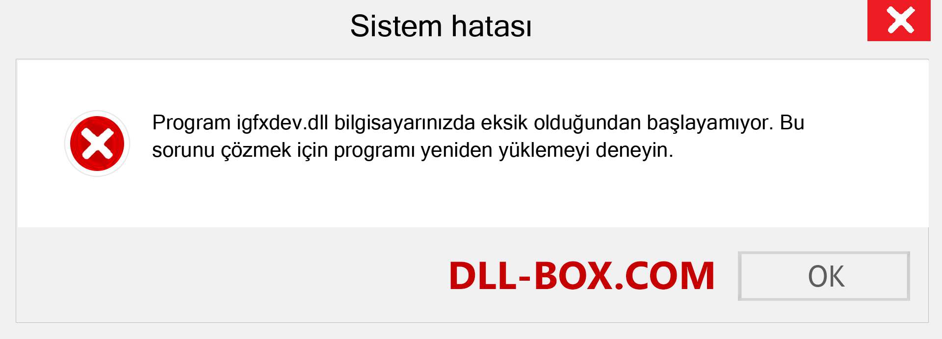 igfxdev.dll dosyası eksik mi? Windows 7, 8, 10 için İndirin - Windows'ta igfxdev dll Eksik Hatasını Düzeltin, fotoğraflar, resimler